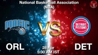 ORL vs DET - National Basketball