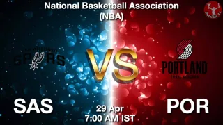 SAS vs POR - National Basketball