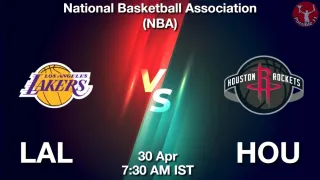 LAL vs HOU - National Basketball