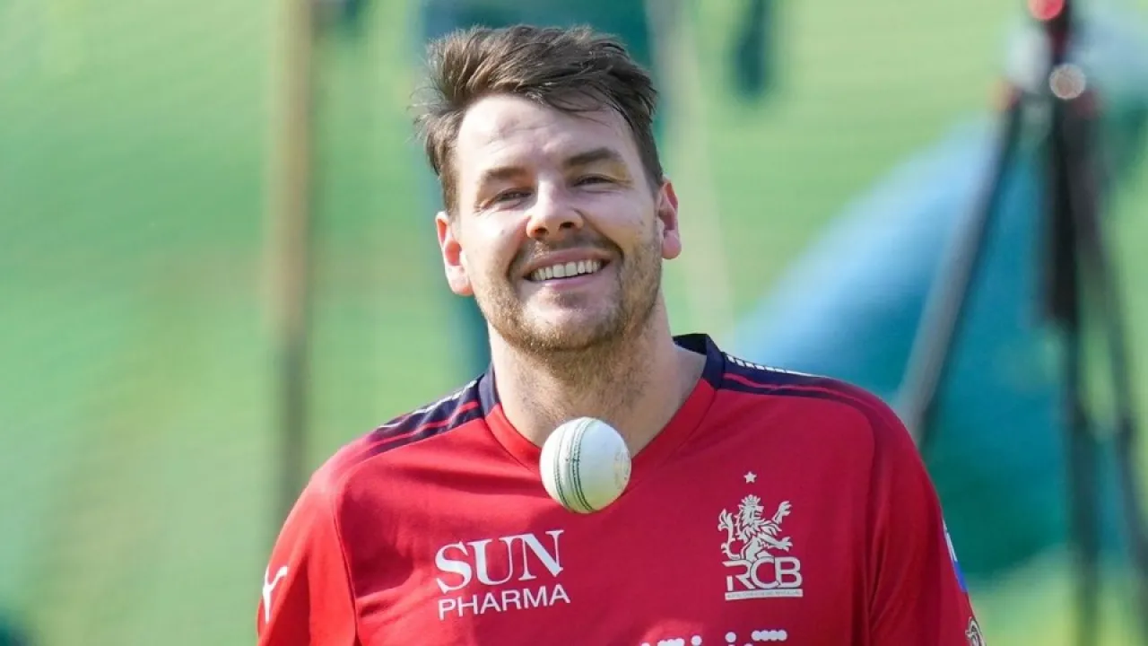  jacob duffy (rcb) rr vs rcb ipl 2026