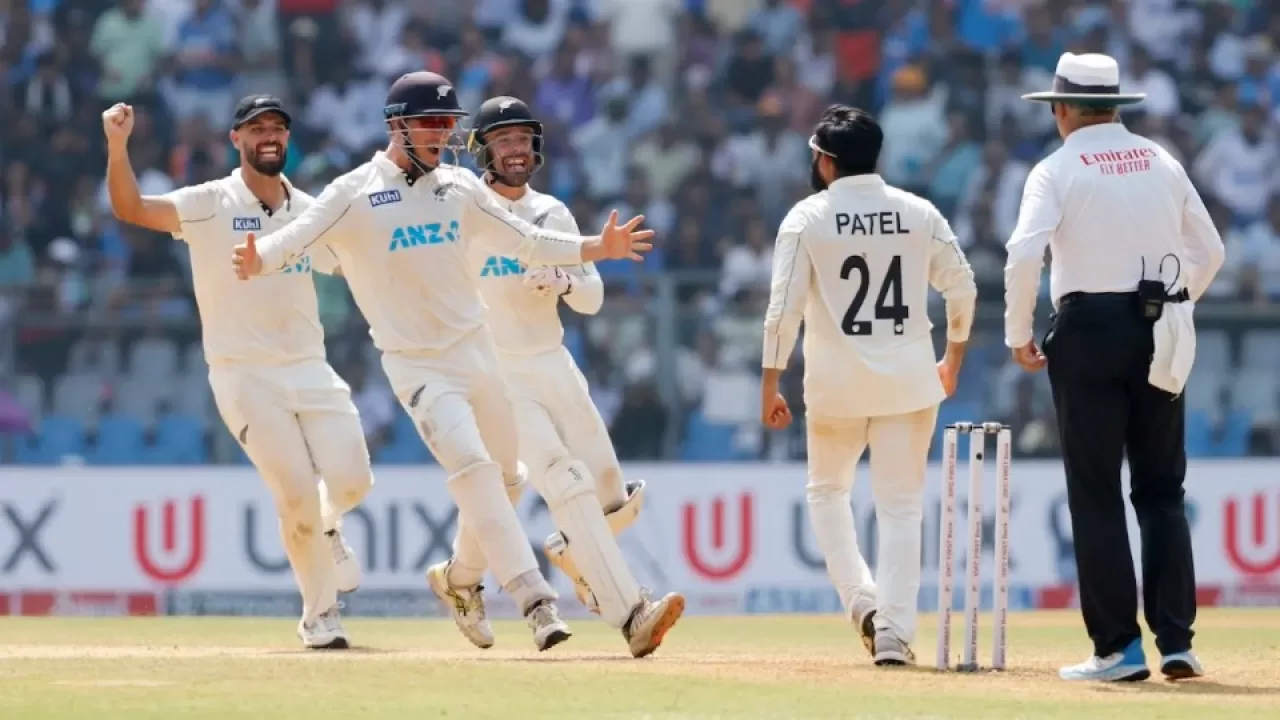 121 runs, india vs new zealand, 2024 wankhede