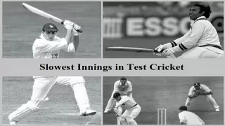5 batsmen who scored the slowest century in Test cricket 5 batsmen who scored the slowest century in Test cricket