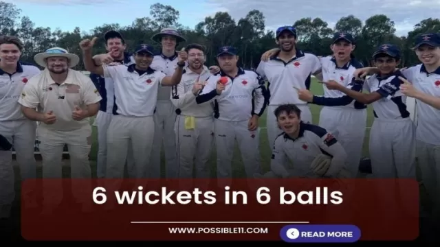6 wickets in 6 balls: Australian bowler