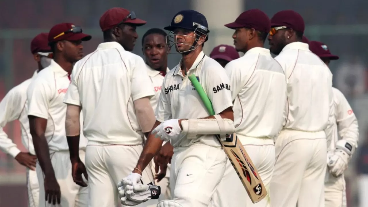 81 runs, india vs west indies, bridgetown, 1997