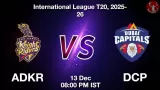 ADKR vs DCP, Pitch Report, Head to Head, Playing 11, AI Prediction