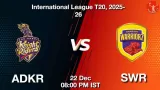 ADKR vs SWR, Pitch Report, Head to Head, Playing 11, AI Prediction