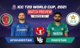 AFG vs PAK Match Preview, Today Match Prediction T20 World Cup 2021