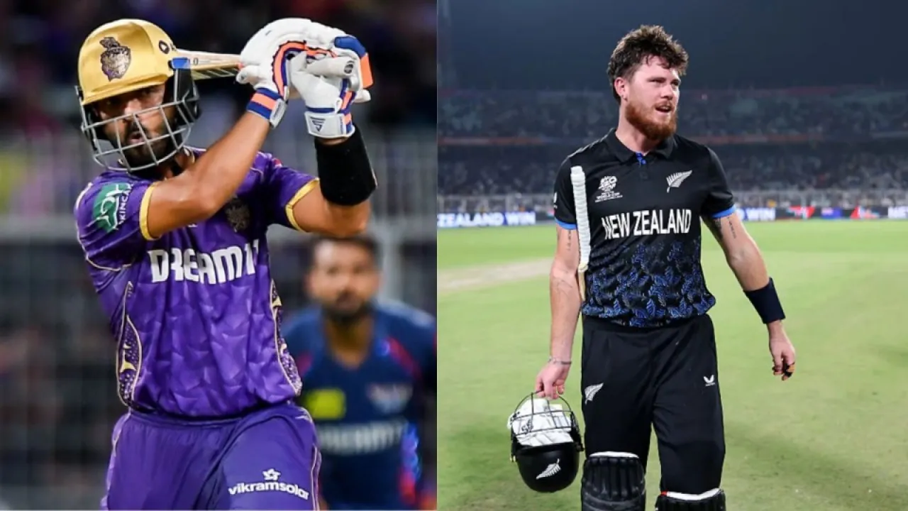 ajinkya rahane finn allen kkr ipl 2026