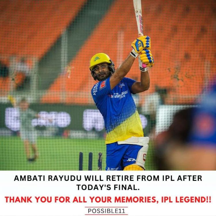 ambati rayudu announces retirement from ipl final match will be last ipl match 1