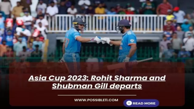 Asia Cup 2023: Rohit Sharma and Shubman