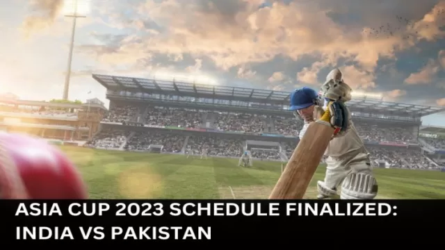 Asia Cup 2023 schedule finalized: India vs