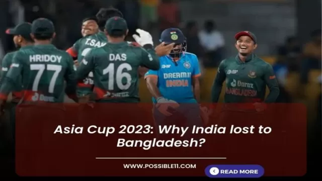 Asia Cup 2023: Why India lost to