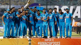 Asia Cup winning team and runner-up,