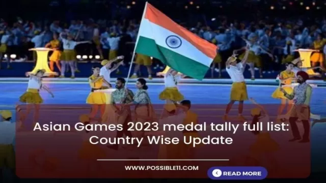 Asian Games 2023 medal tally full list: