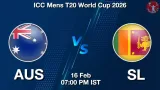 AUS vs SL T20 WC 2026, Pitch Report, Head to Head, Playing 11, AI Prediction