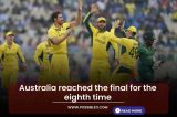 Australia reached the final for the eighth time