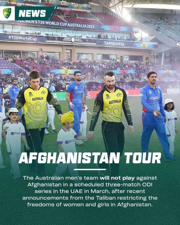 australia refuses to play three match odi series against afghanistan 1