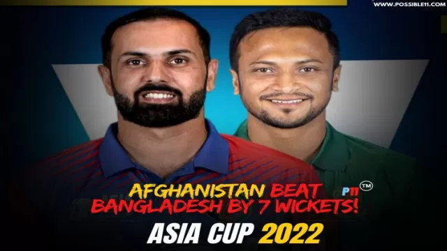 BAN vs AFG Highlights, Asia Cup 2022: