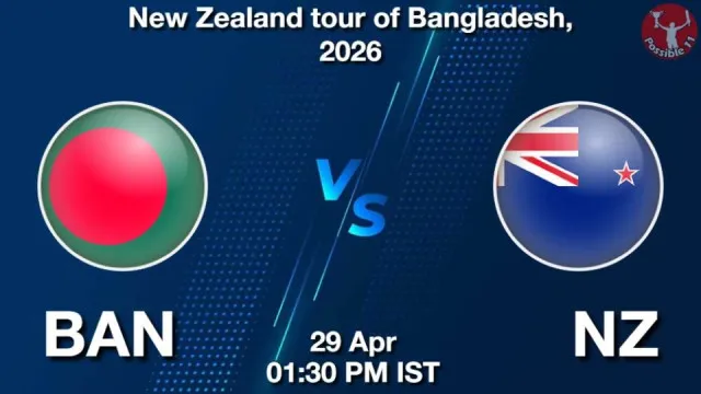 BAN vs NZ 2nd T20I 2026: Match