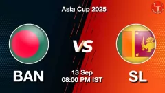 BAN vs SL Asia Cup 2025: Pitch Report, Head-to-Head, Playing 11, AI Prediction