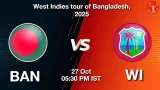 BAN vs WI 1st T20I: Pitch Report, Head-to-Head, Playing 11, AI Prediction