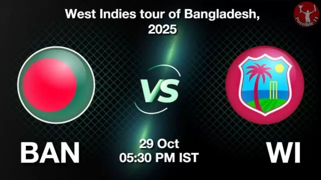 BAN vs WI 2nd T20I: Pitch Report, Head-to-Head, Playing 11, AI Prediction