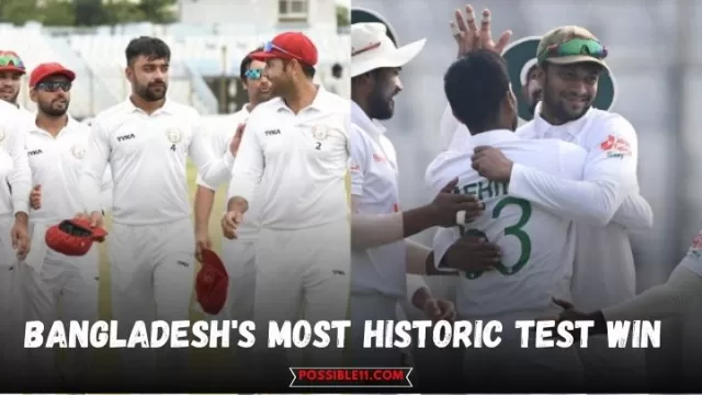 Bangladeshs most historic Test win