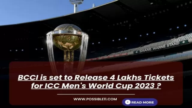 BCCI is set to Release 4 Lakhs