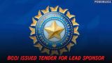BCCI Issued Tender For Lead Sponsor