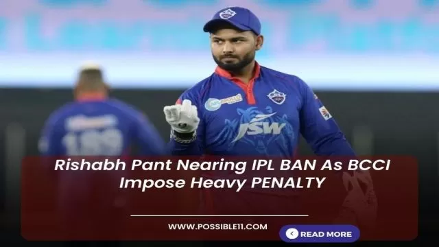 BCCI planning to ban Rishabh Pant from