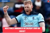 Ben Stokes - Ben Stokes Announces Retirement From ODI cricket 