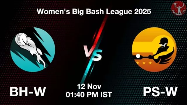 BH-W vs PS-W WBBL 2025, Pitch Report, Head-to-Head, Playing 11, AI Prediction
