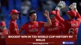 Biggest win in T20 World Cup history by balls