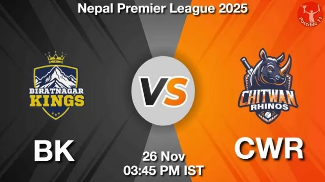 BK vs CWR, Pitch Report, Head to Head, Playing 11, AI Prediction