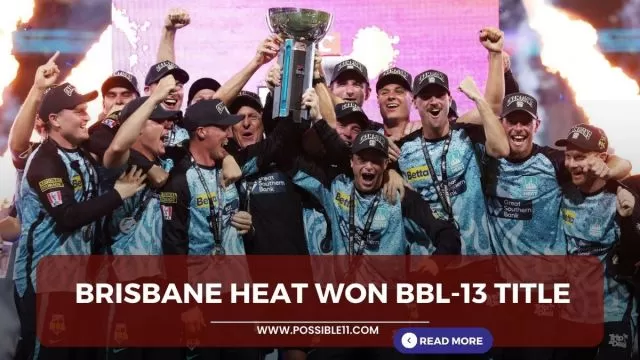 Brisbane Heat won BBL-13 Title
