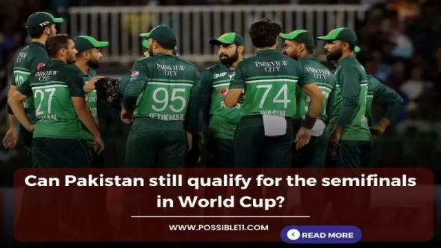 Can Pakistan still qualify for the semifinals