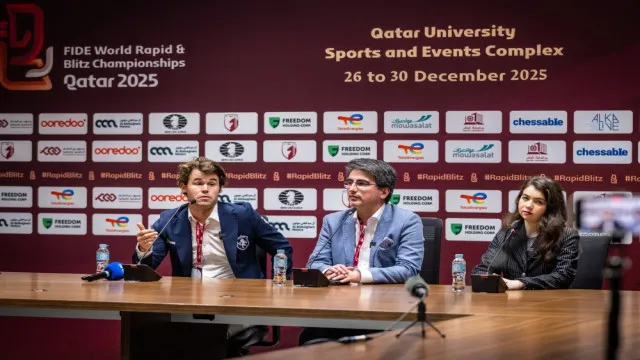 Carlsen, Goryachkina Crowned World Rapid Champions in Doha