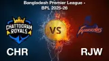 CHR vs RJW Dream11 Team, Prediction: Who Will Win Today BPL 2025-26 Final Match?