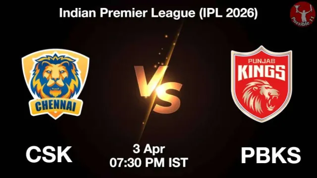 CSK vs PBKS IPL 2026, Pitch Report,
