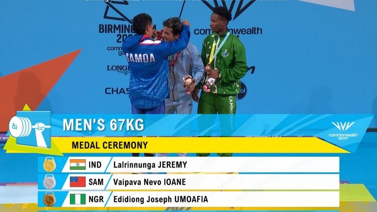 CWG 2022- Another Gold Medal for India, Weightlifter Jeremy Wins Gold Medal