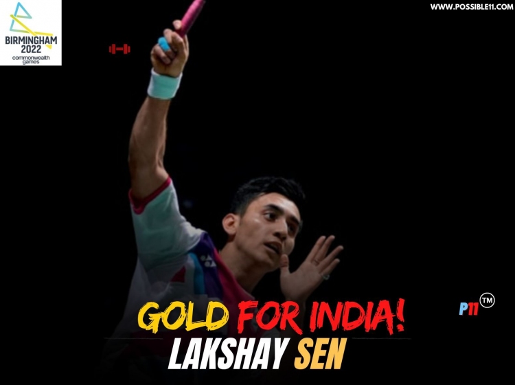 CWG 2022 - Lakshya Sen won gold medal in badminton at Commonwealth Games