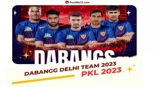 Dabang Delhi K.C. Team 2023 Full Updated