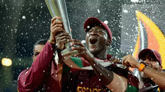 darren sammy trophy