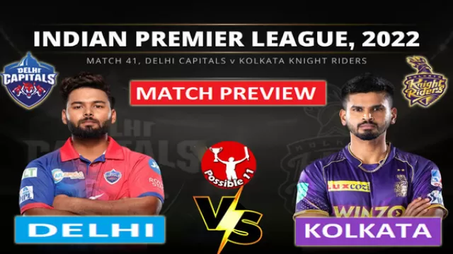 DC vs KOL Match Preview, Dream11 Match