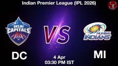 DC vs MI IPL 2026, Picture