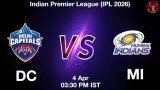 DC vs MI IPL