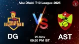 DG vs AST, Pitch Report, Head to Head, Playing 11, AI Prediction
