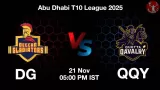 DG vs QQY, Pitch Report, Head to Head, Playing 11, AI Prediction