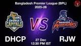 DHCP vs RJW BPL 2025-26, Pitch Report, Head to Head, Playing 11, AI Prediction