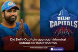 Did Delhi Capitals approach Mumbai Indians for Rohit Sharma?